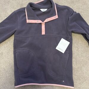 Athleta girls fleece pullover